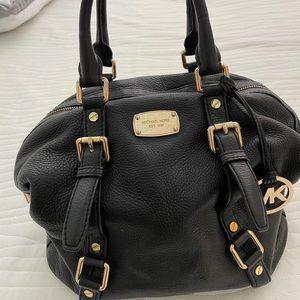 Michael Kors Black Pebbled Tote